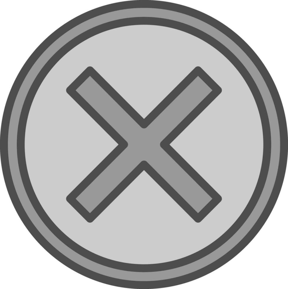 Cross Vector Icon Design