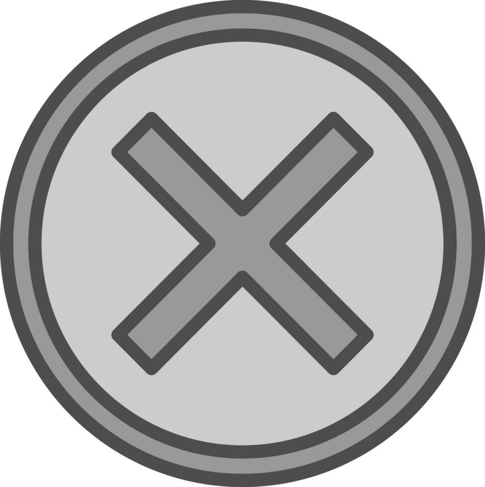 Cross Vector Icon Design