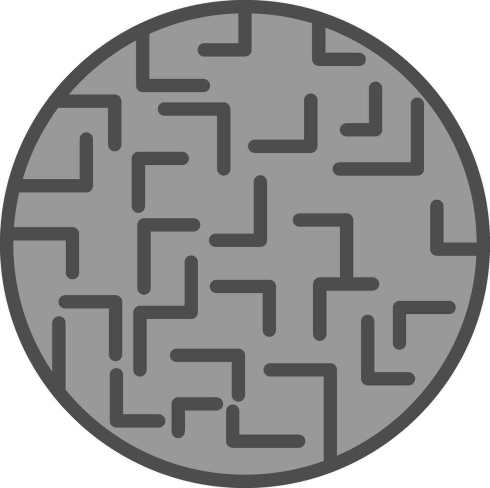 Labyrinth Vector Icon Design
