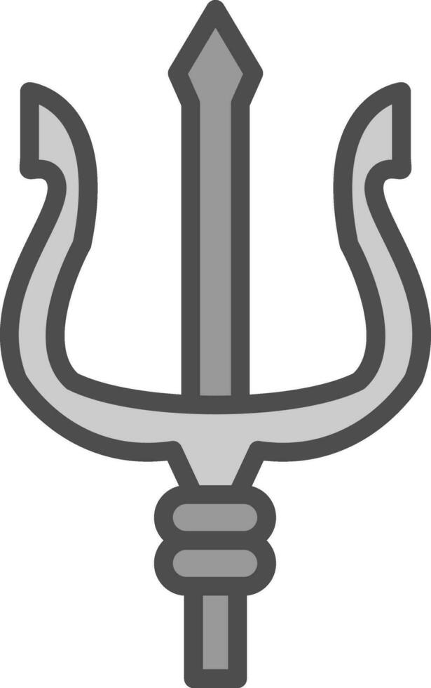 Trident Vector Icon Design