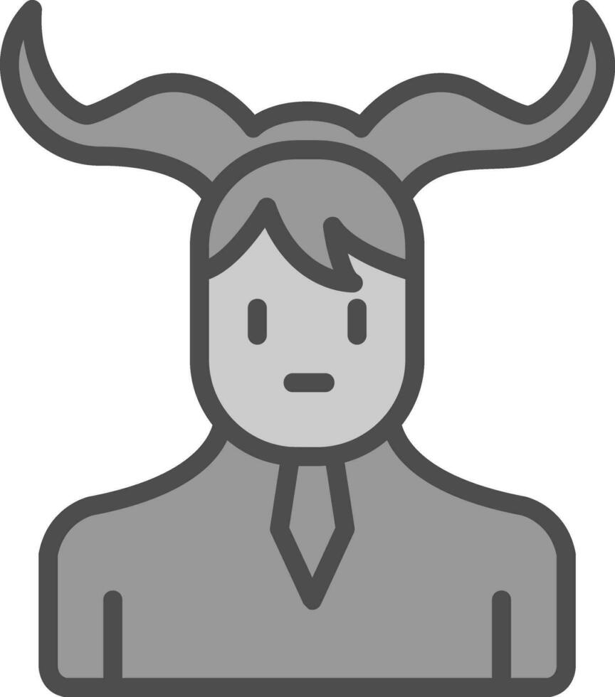 Satyr Vector Icon Design
