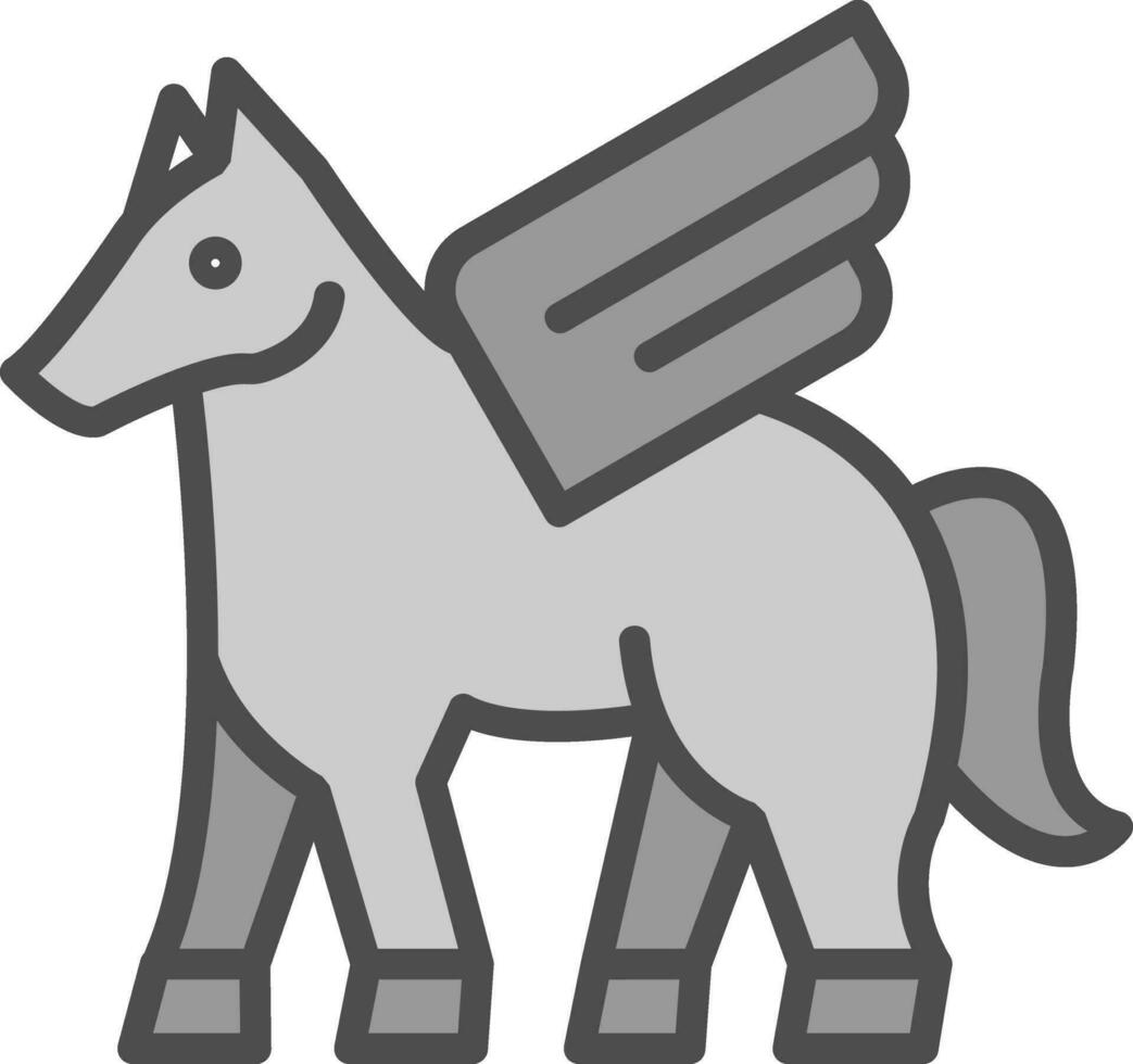 Pegasus Vector Icon Design