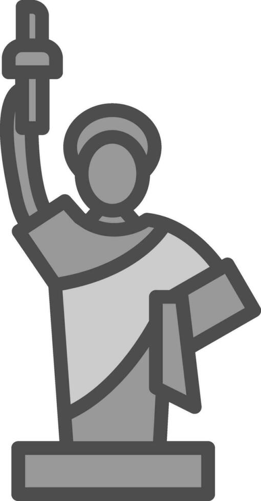 estatua vector icono diseño