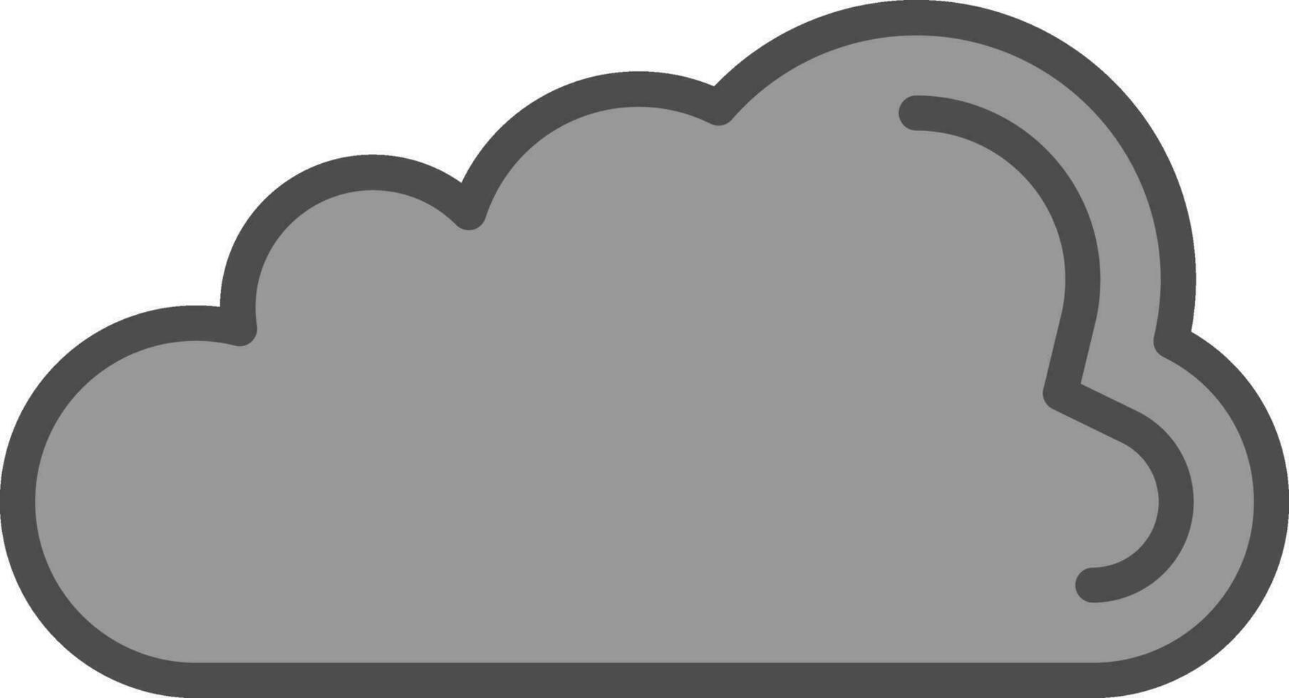 diseño de icono de vector de nube