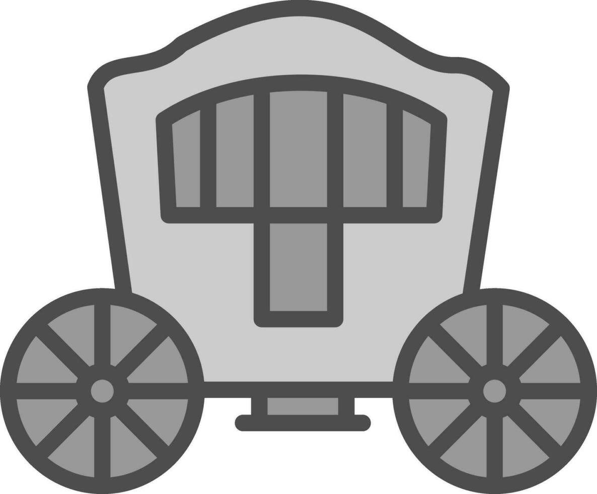 Carriage Vector Icon Design