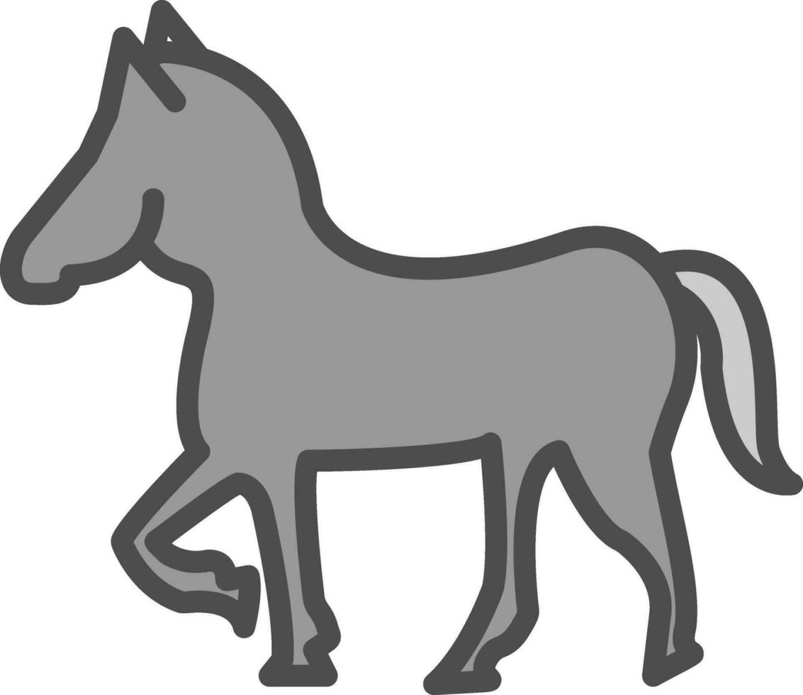 diseño de icono de vector de caballo