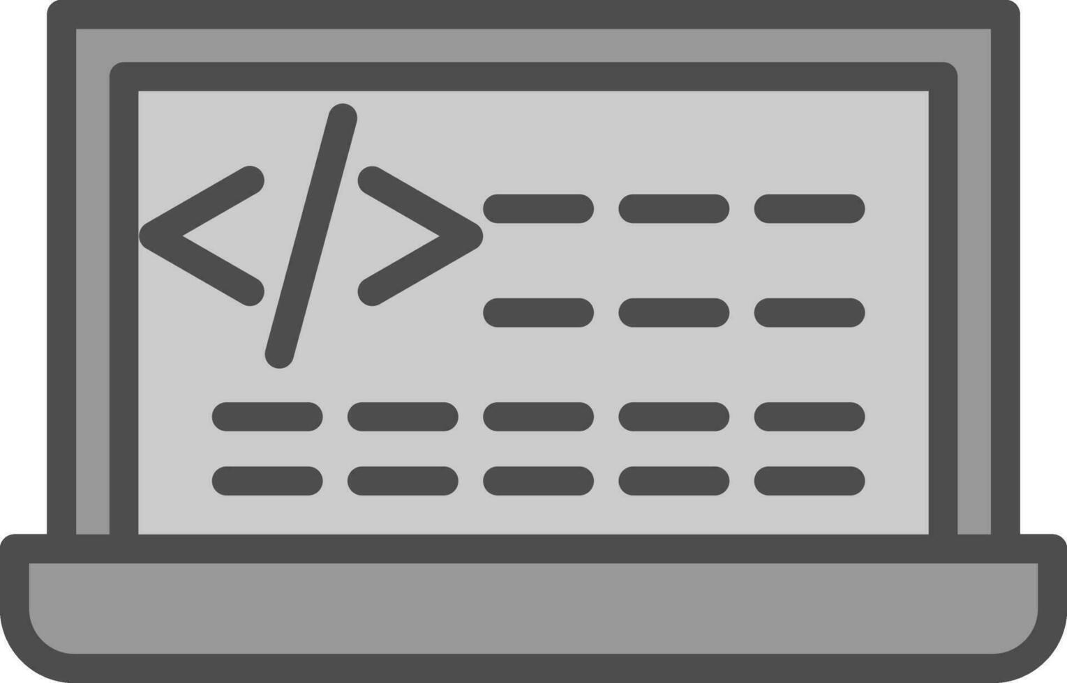 Coding Vector Icon Design