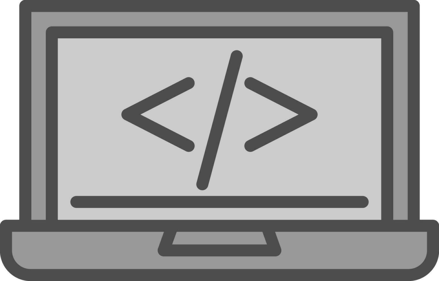 code programming Vector Icon Design