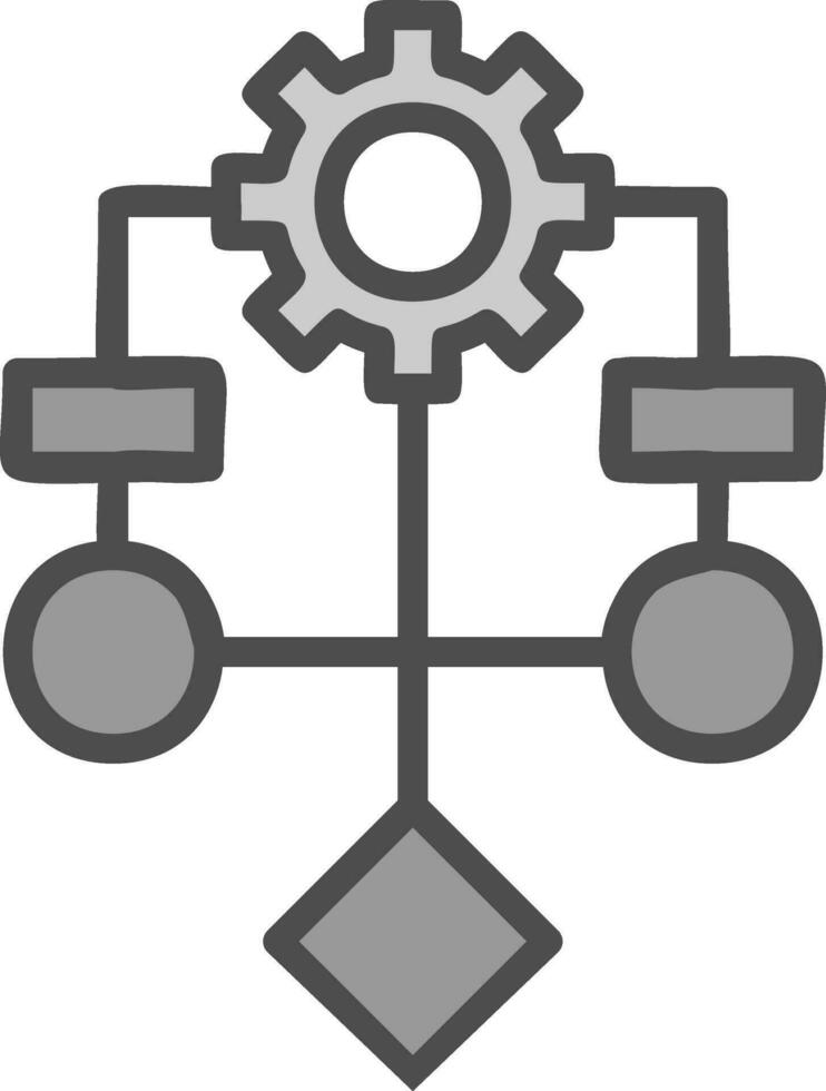 Algorithm Vector Icon Design