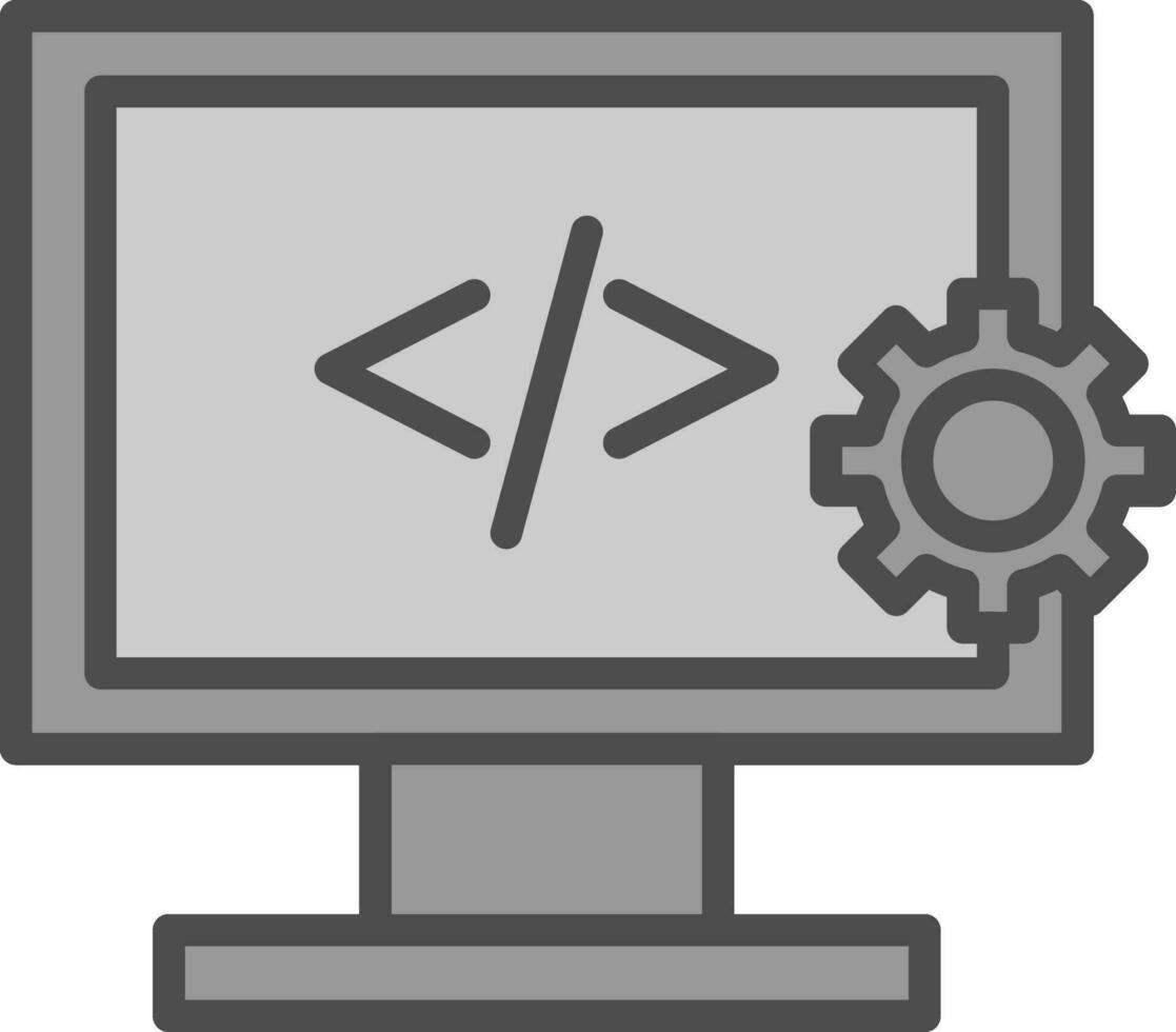 Web development Vector Icon Design