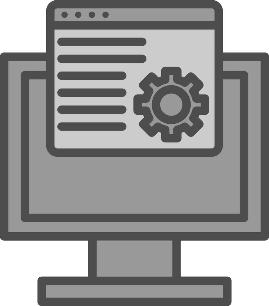 Web maintenance Vector Icon Design