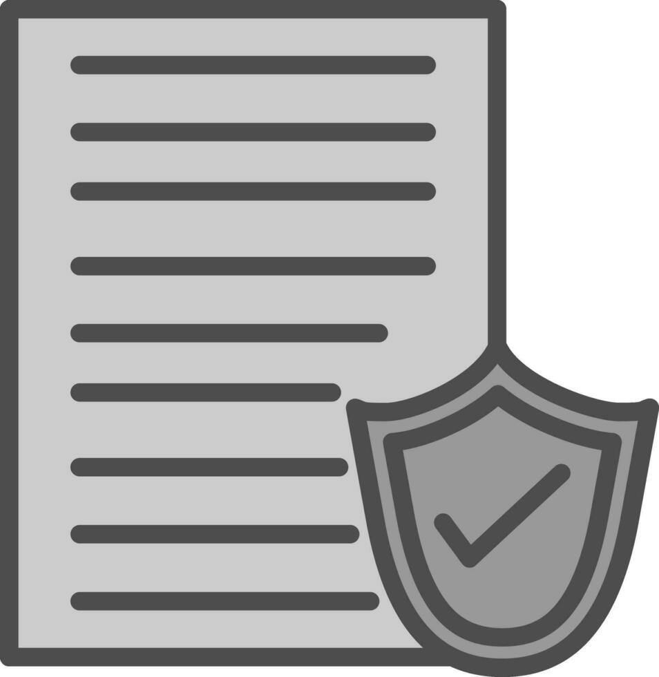 File protection Vector Icon Design