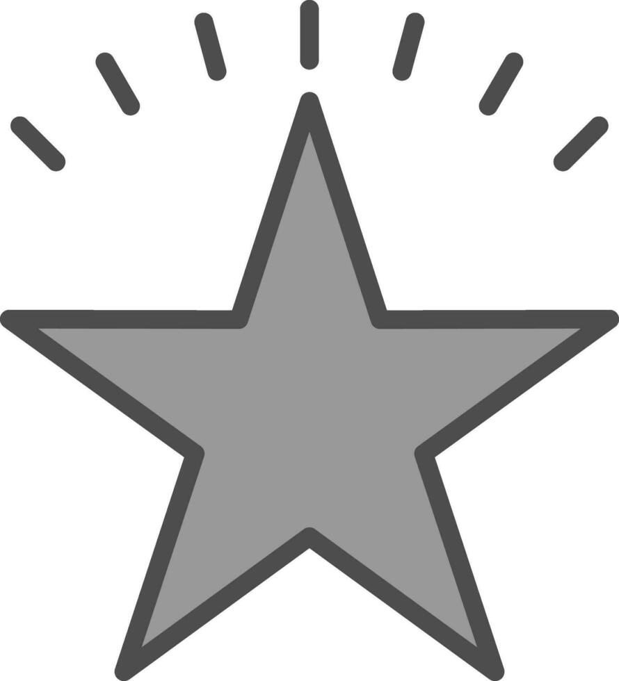 diseño de icono de vector de estrella