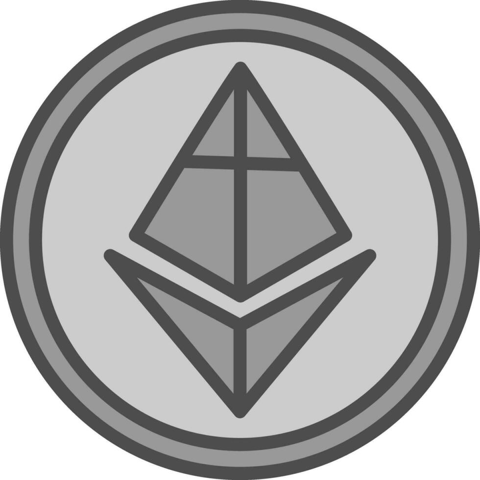 ethereum vector icono diseño