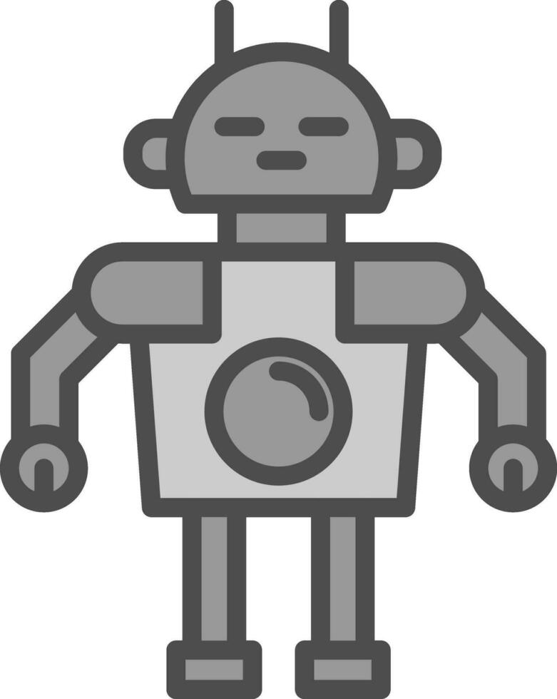 diseño de icono de vector de robot