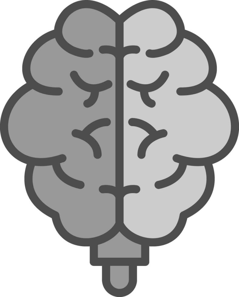 diseño de icono de vector de cerebro