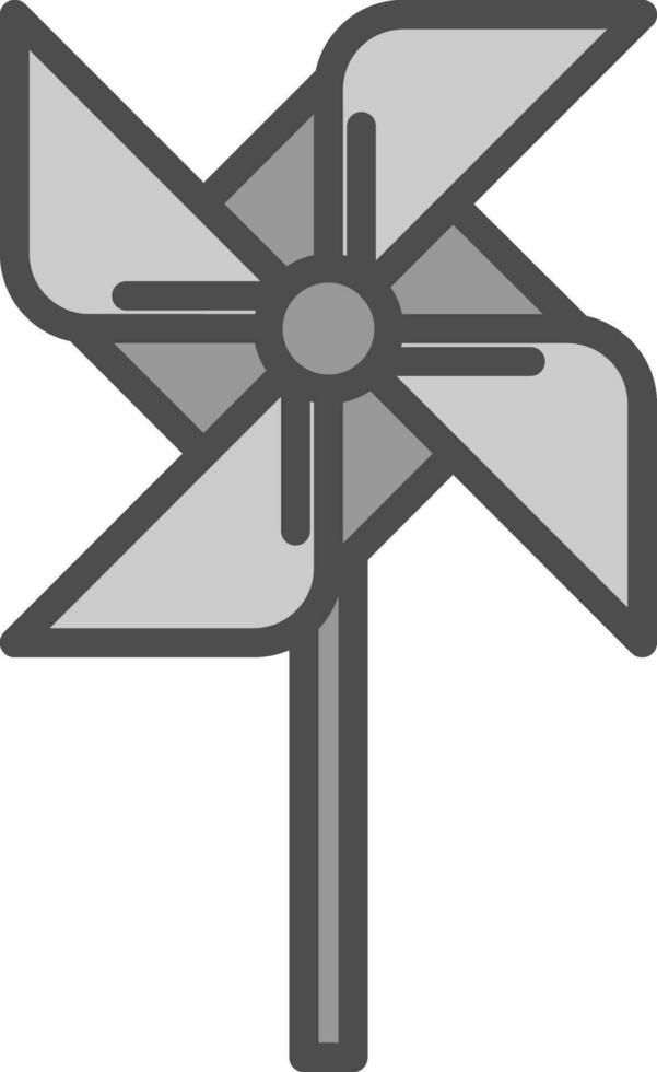 Pinwheel Vector Icon Design