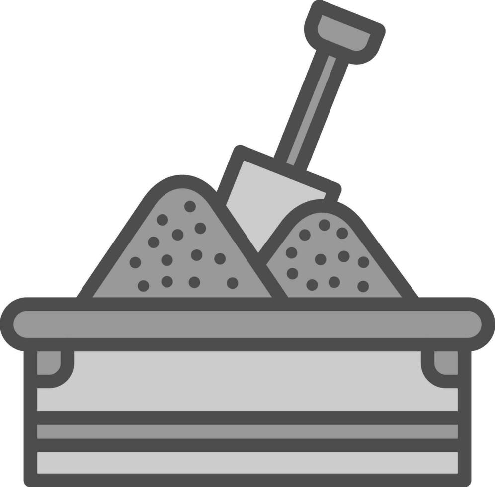 Sandbox Vector Icon Design