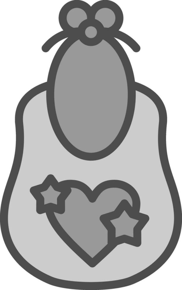 bebé babero vector icono diseño