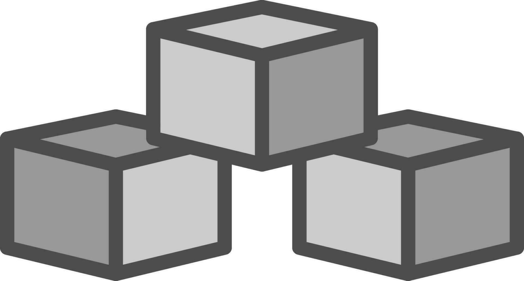 Blocks Vector Icon Design