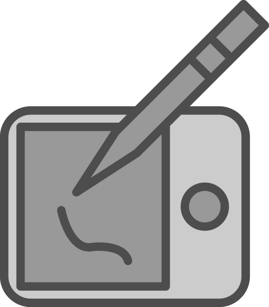 Drawing tablet Vector Icon Design