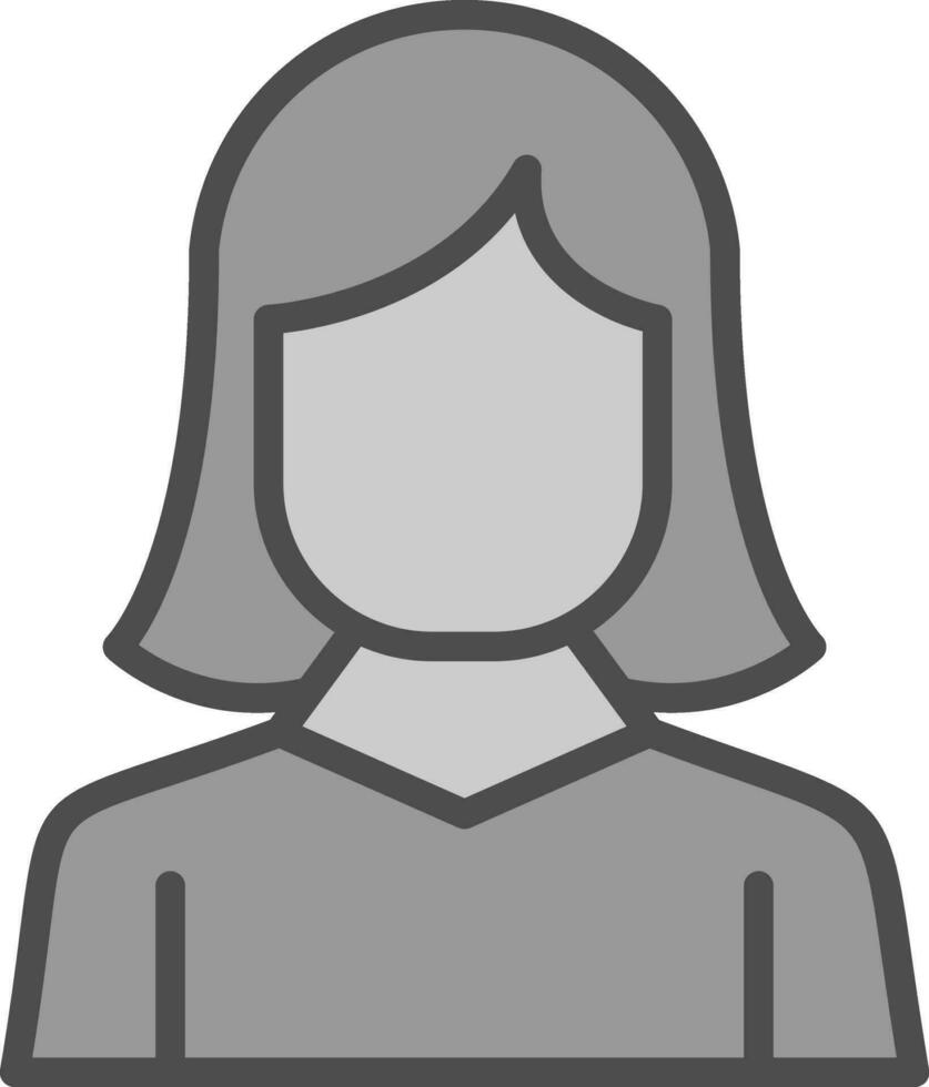 Girl Vector Icon Design