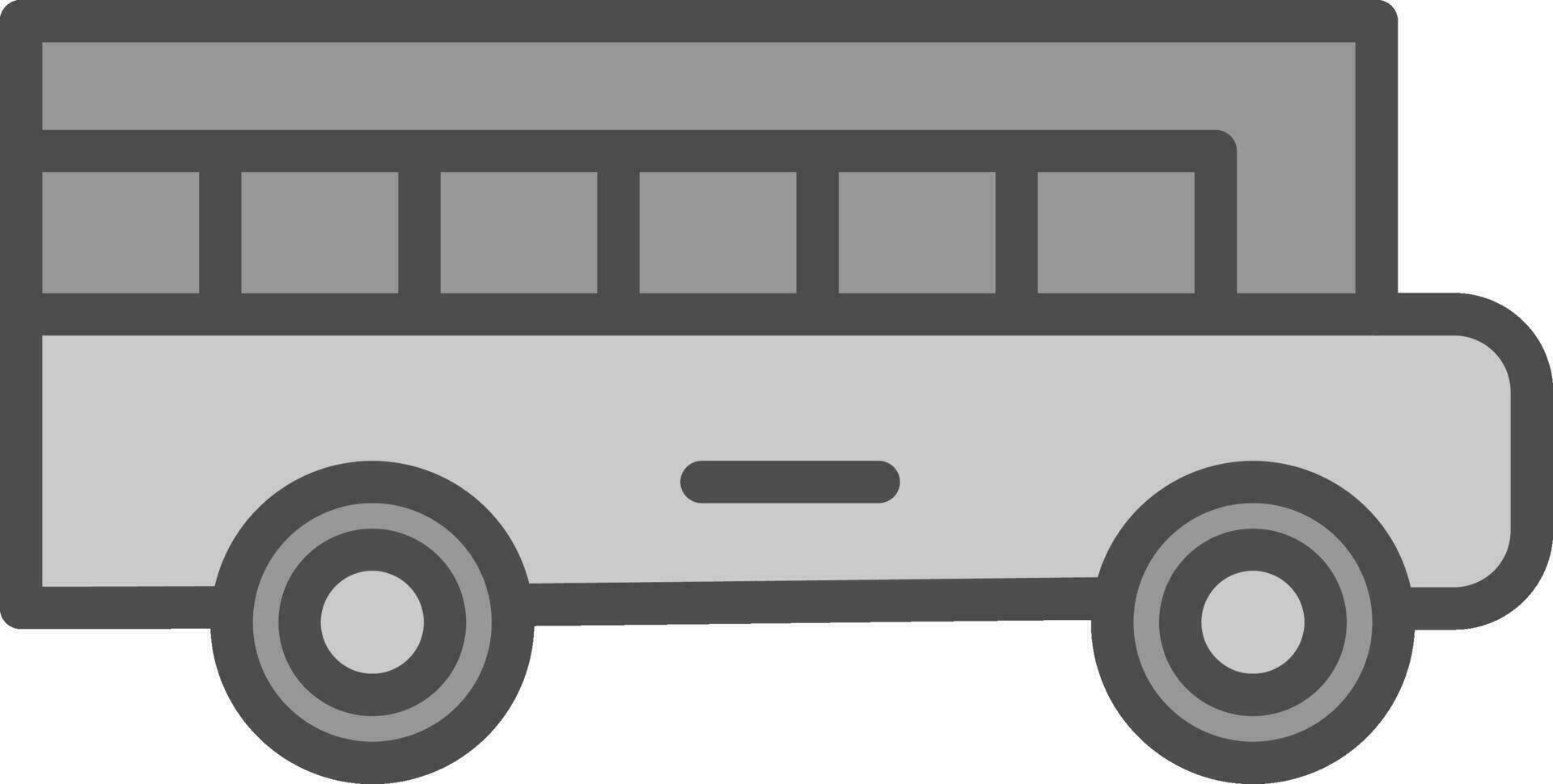 colegio autobús vector icono diseño