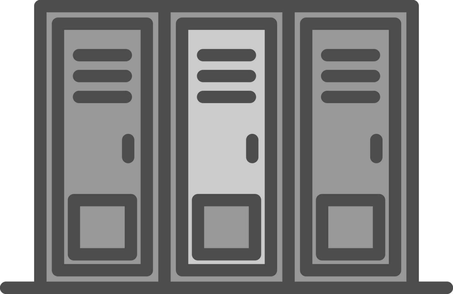 Locker Vector Icon Design