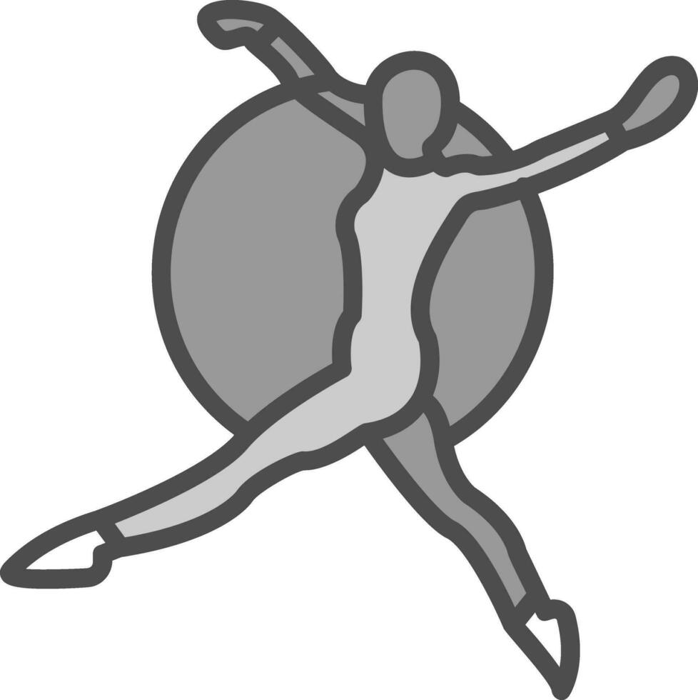 diseño de icono de vector de trapecista