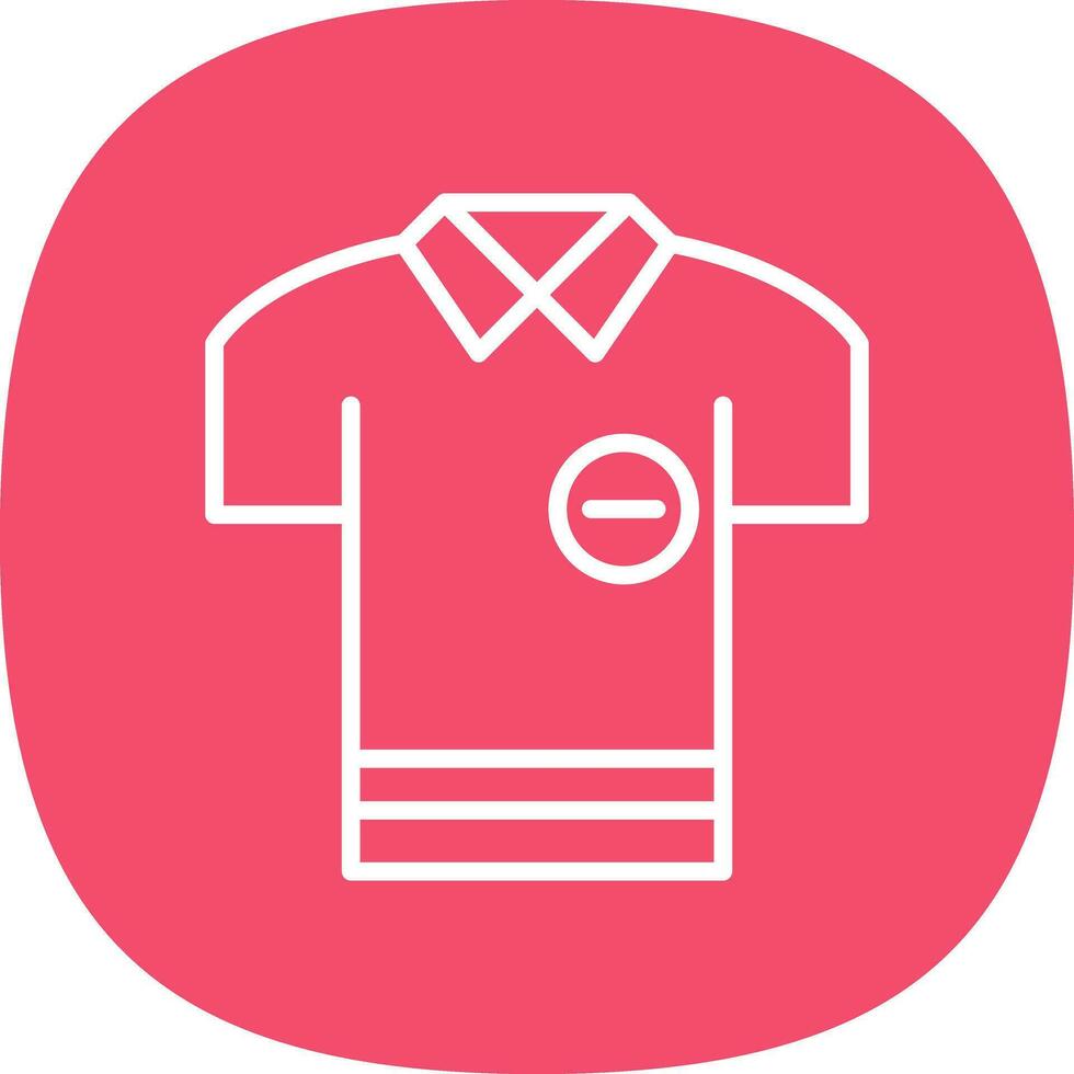 Polo shirt Vector Icon Design