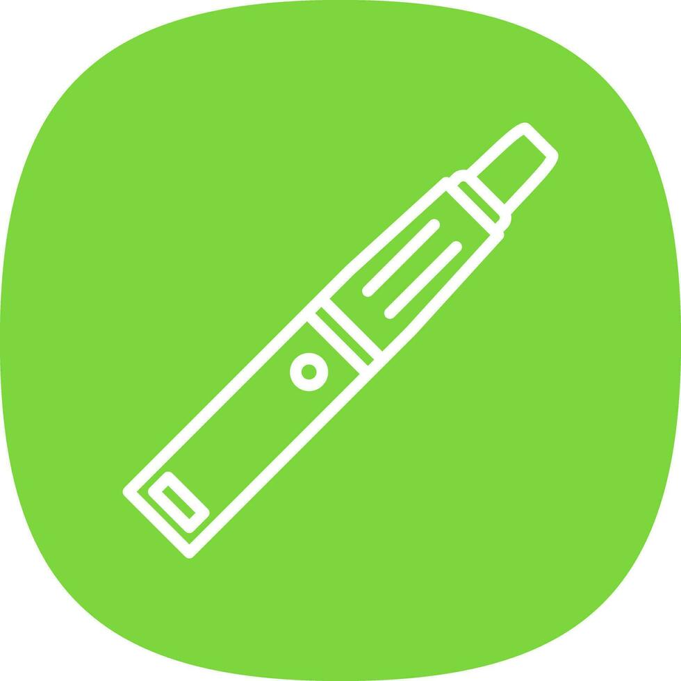 Electronic cigarette Vector Icon Design