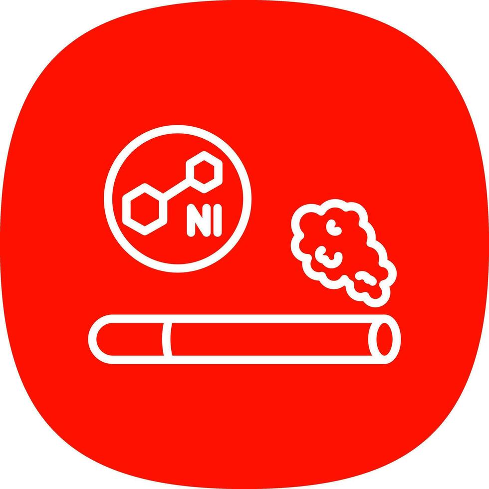 Nicotine Vector Icon Design