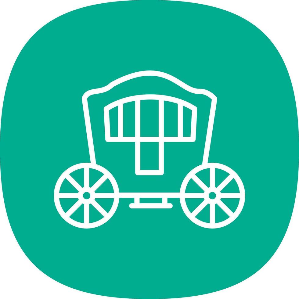 Carriage Vector Icon Design