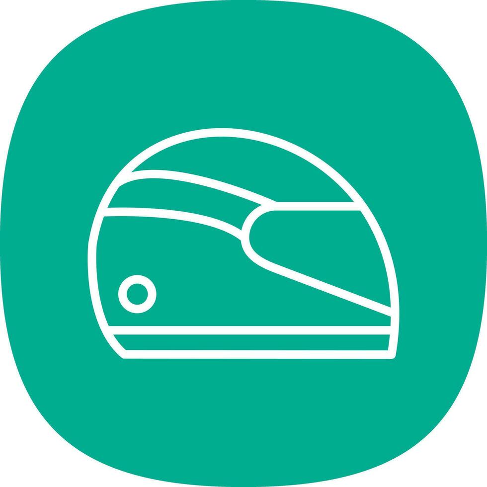 Helmet Vector Icon Design