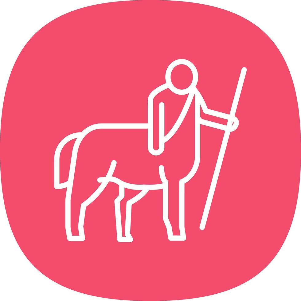 Centaur Vector Icon Design
