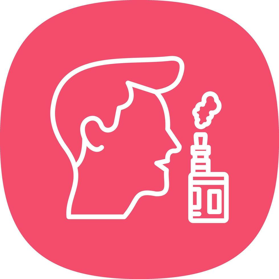 Vaper Vector Icon Design