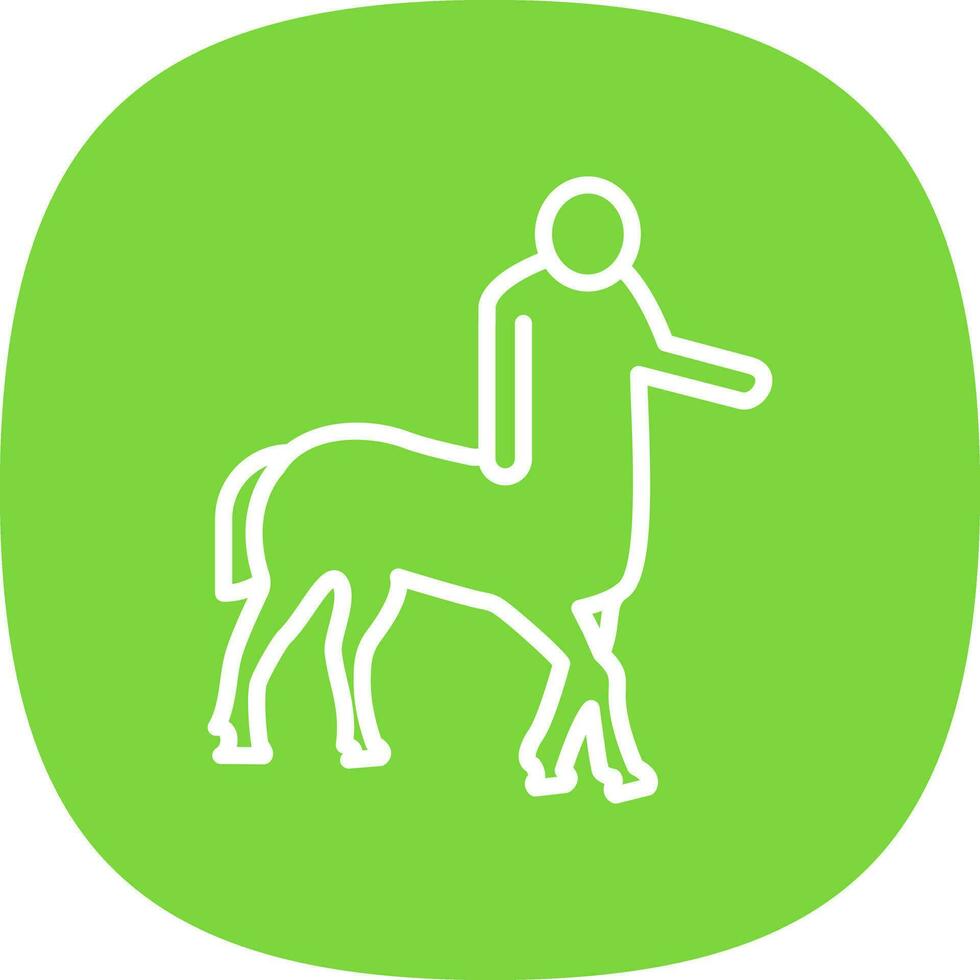 Centaur Vector Icon Design