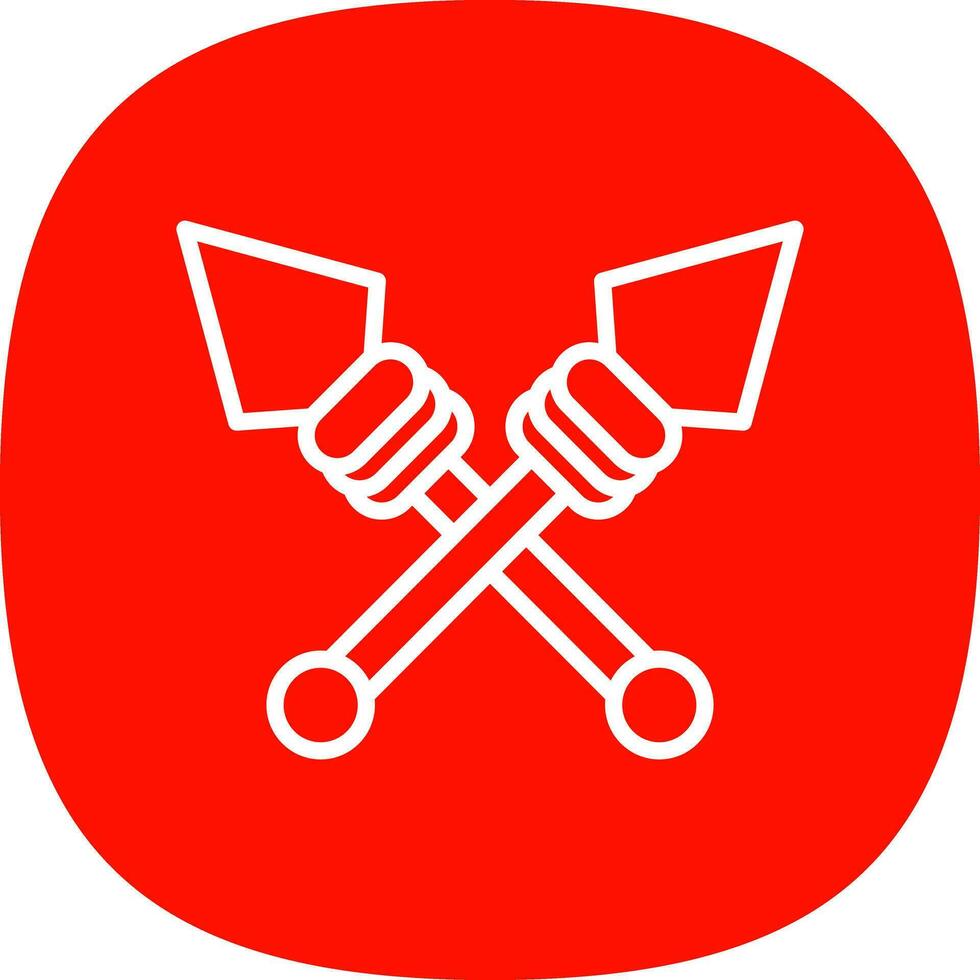 Spear Vector Icon Design