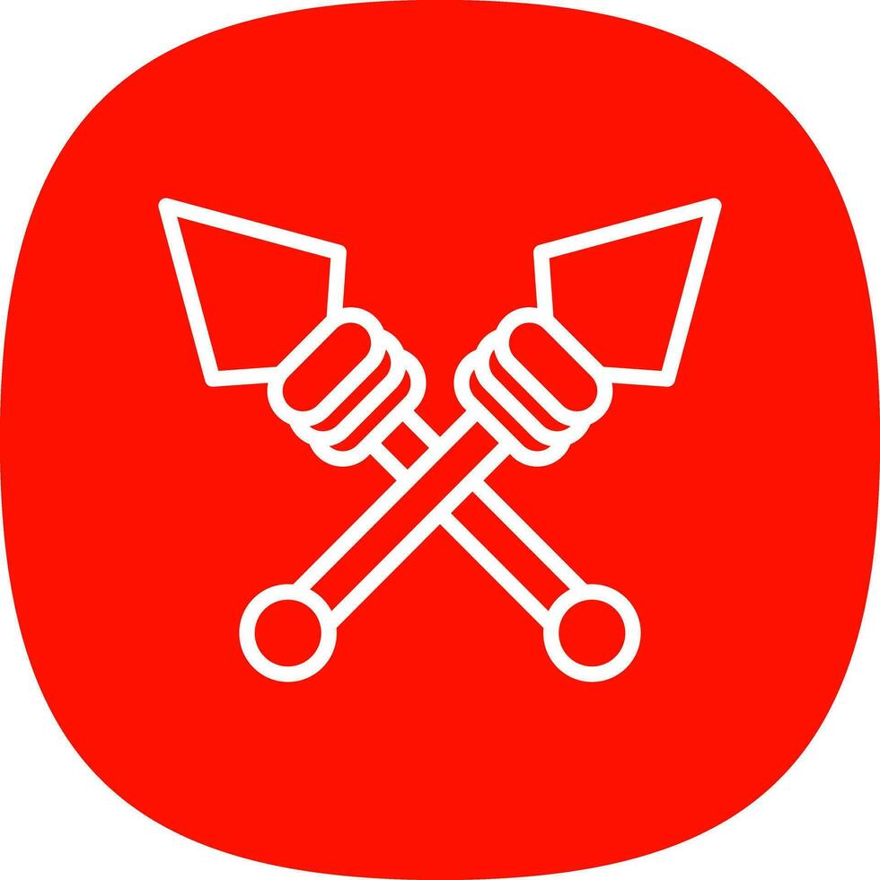 Spear Vector Icon Design