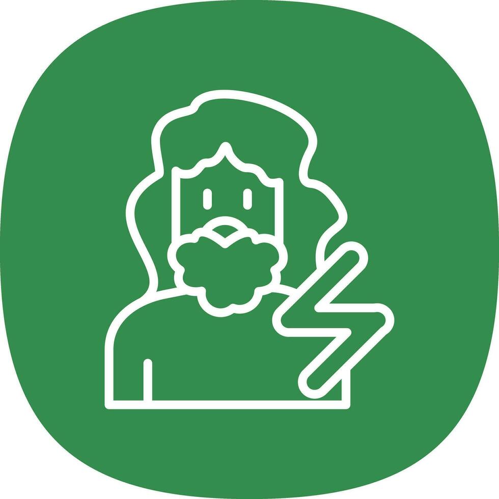 Zeus Vector Icon Design