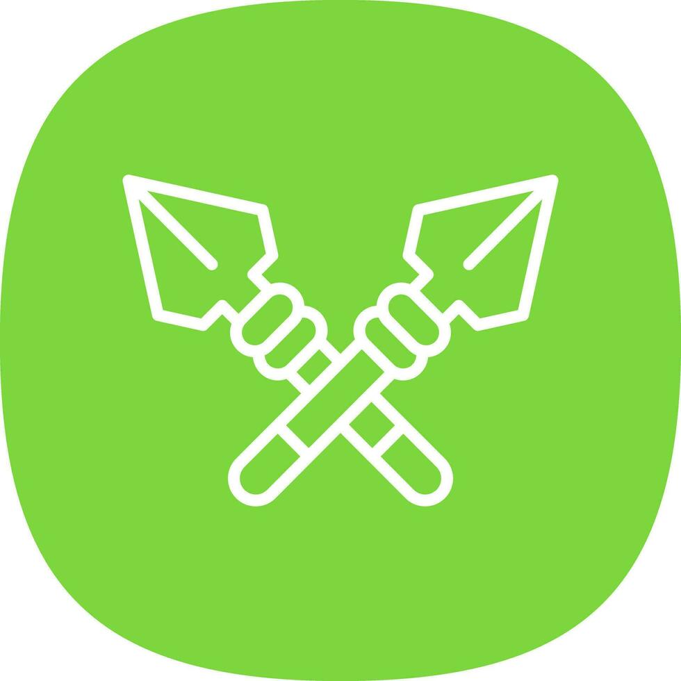 Spear Vector Icon Design