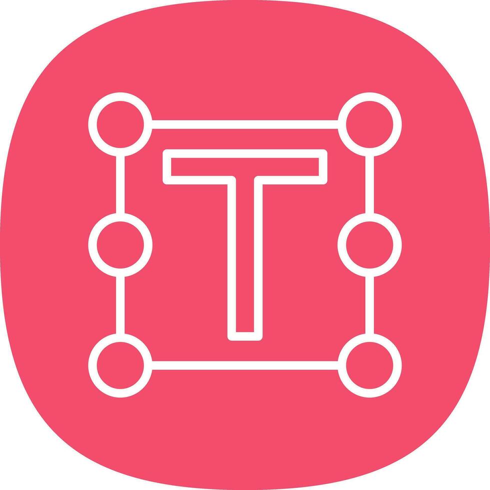 Typography Vector Icon Design