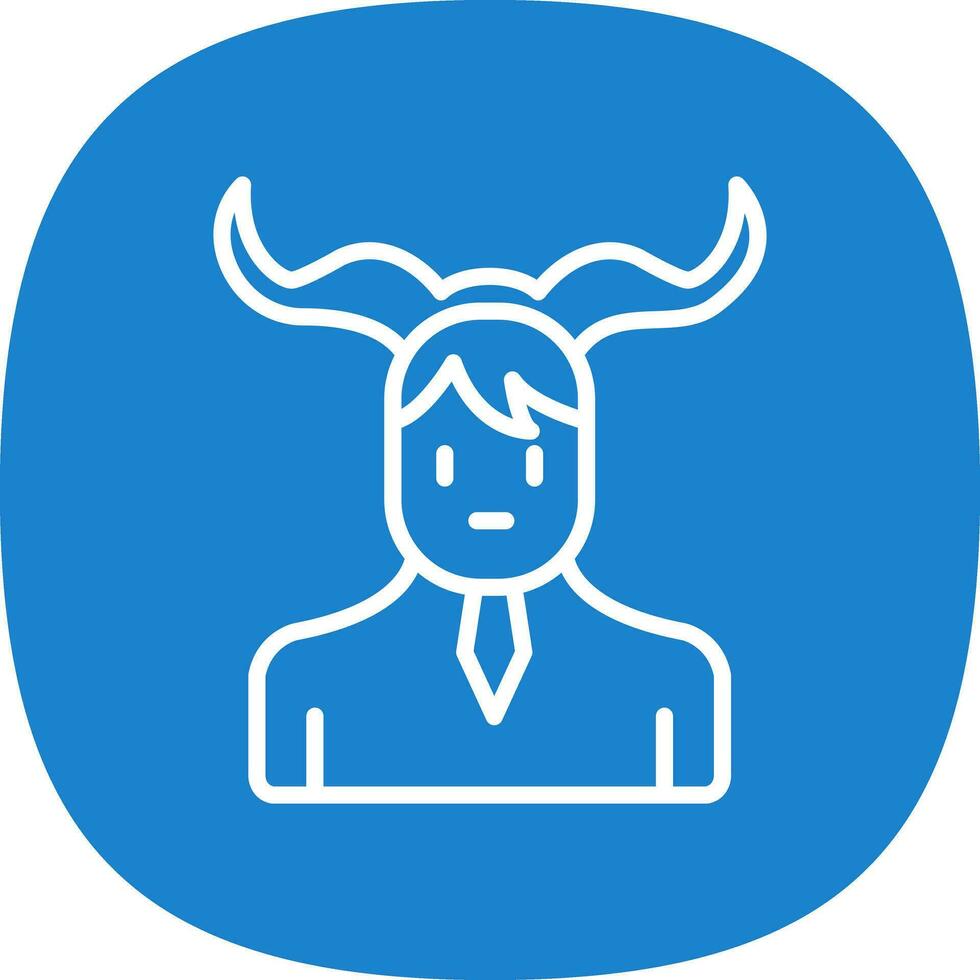 Satyr Vector Icon Design
