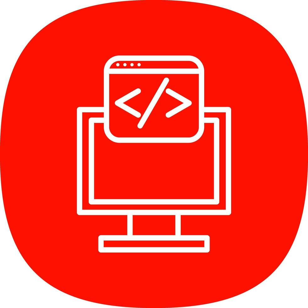 Web programming Vector Icon Design