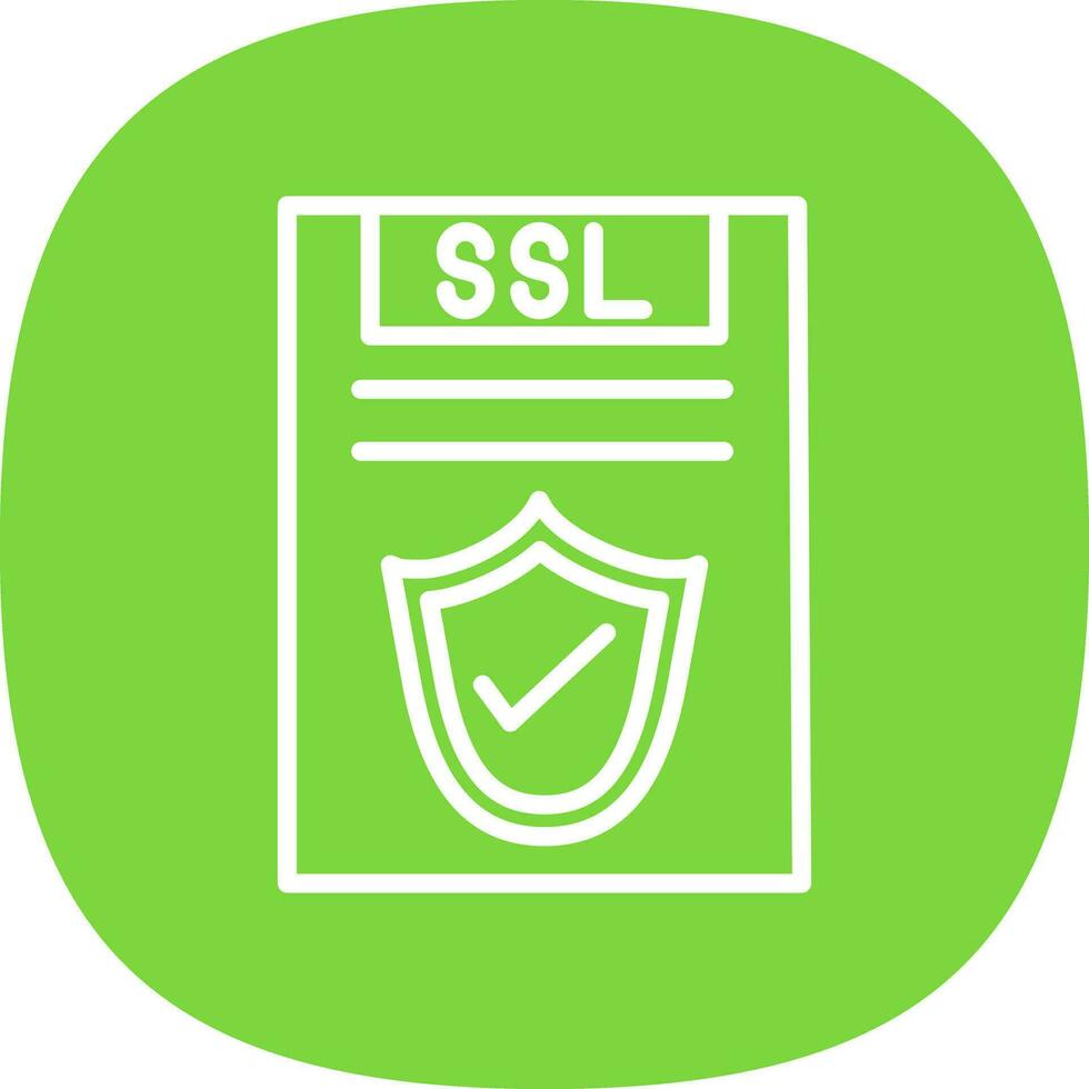 ssl vector icono diseño