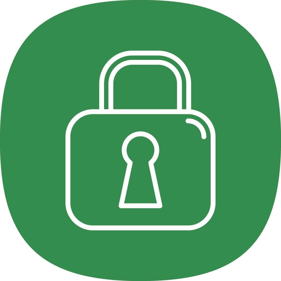 Locked Vector Icon Design