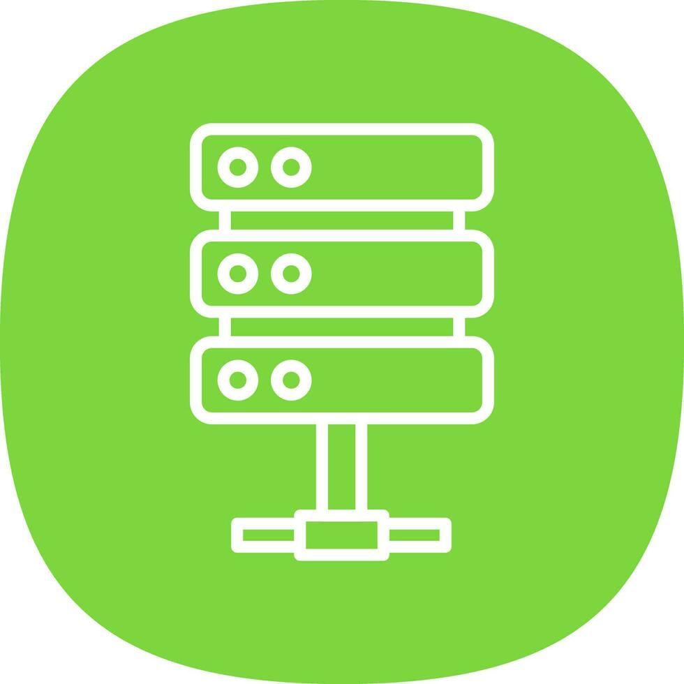 Server Vector Icon Design