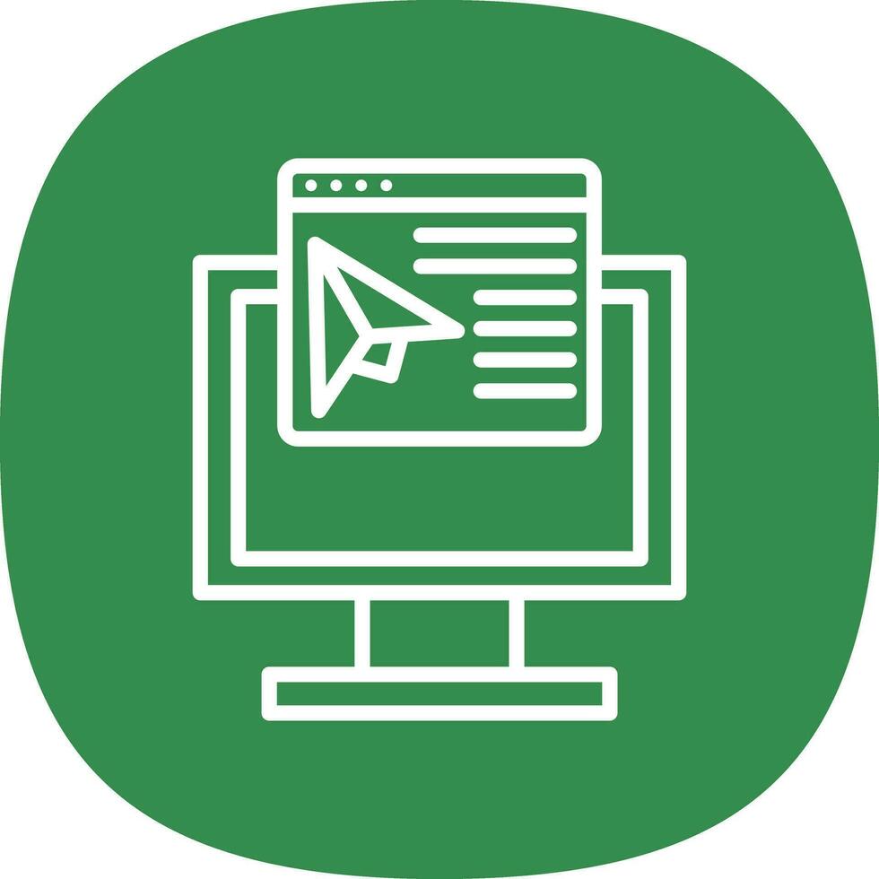 Landing page Vector Icon Design