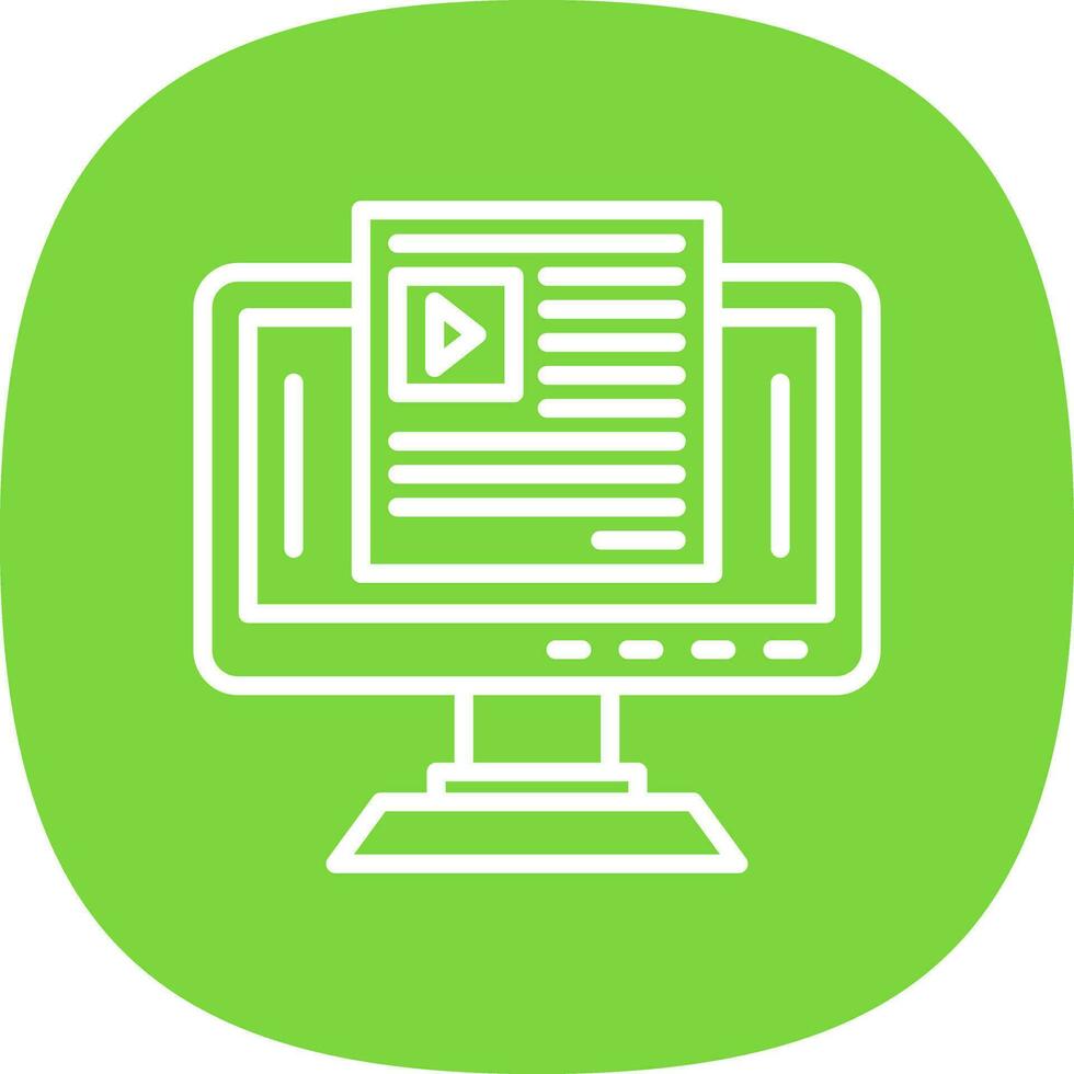 Blogging Vector Icon Design
