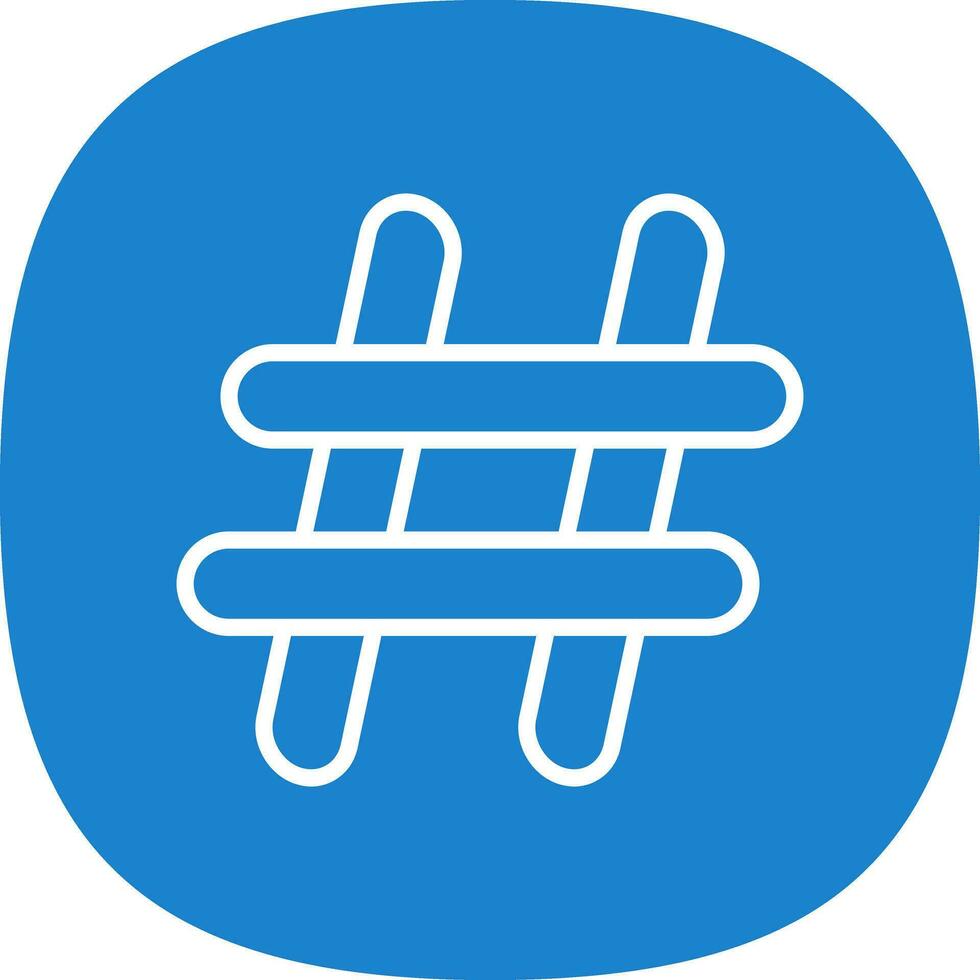 Hash tag Vector Icon Design